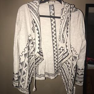 Zip Up Jacket with Embroidery